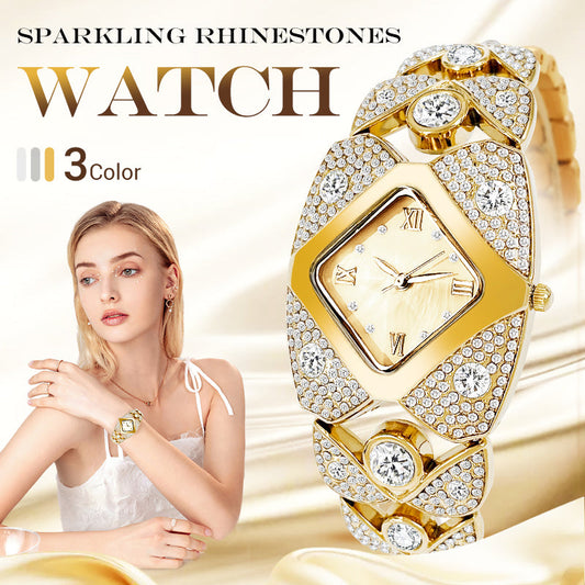 🔥Hot Sale 50% Off🔥Women's Retro Quartz Watch with Sparkling Rhinestones